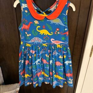 Eleanor rose top sz 14/16 Colorful Dinosaur Print Dress